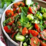 Super Fresh Tomato Mint Salad