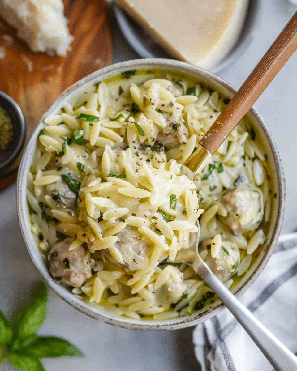 Creamy Orzo Pasta
