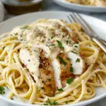 Garlic Parmesan Chicken and Pasta