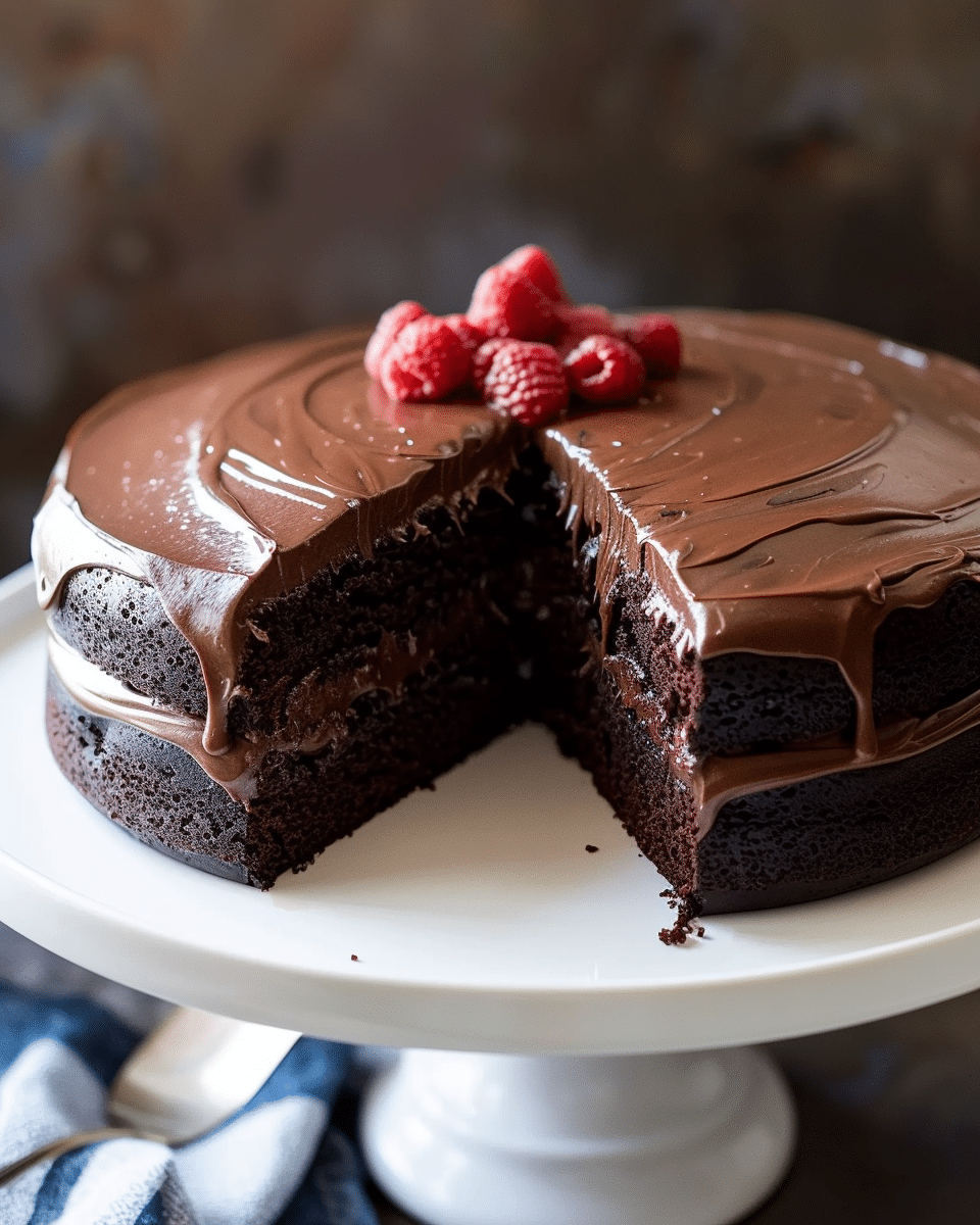 Vegan Chocolate Avocado Cake