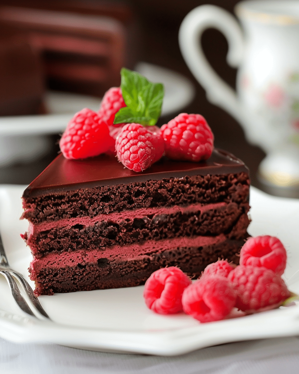 Chocolate Raspberry Torte