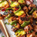 Hawaiian Chicken Pineapple Kabobs