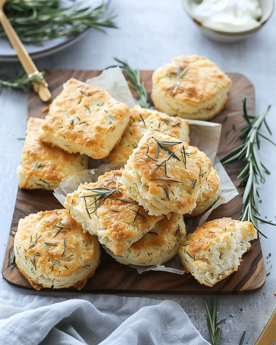 Parmesan Rosemary Biscuits