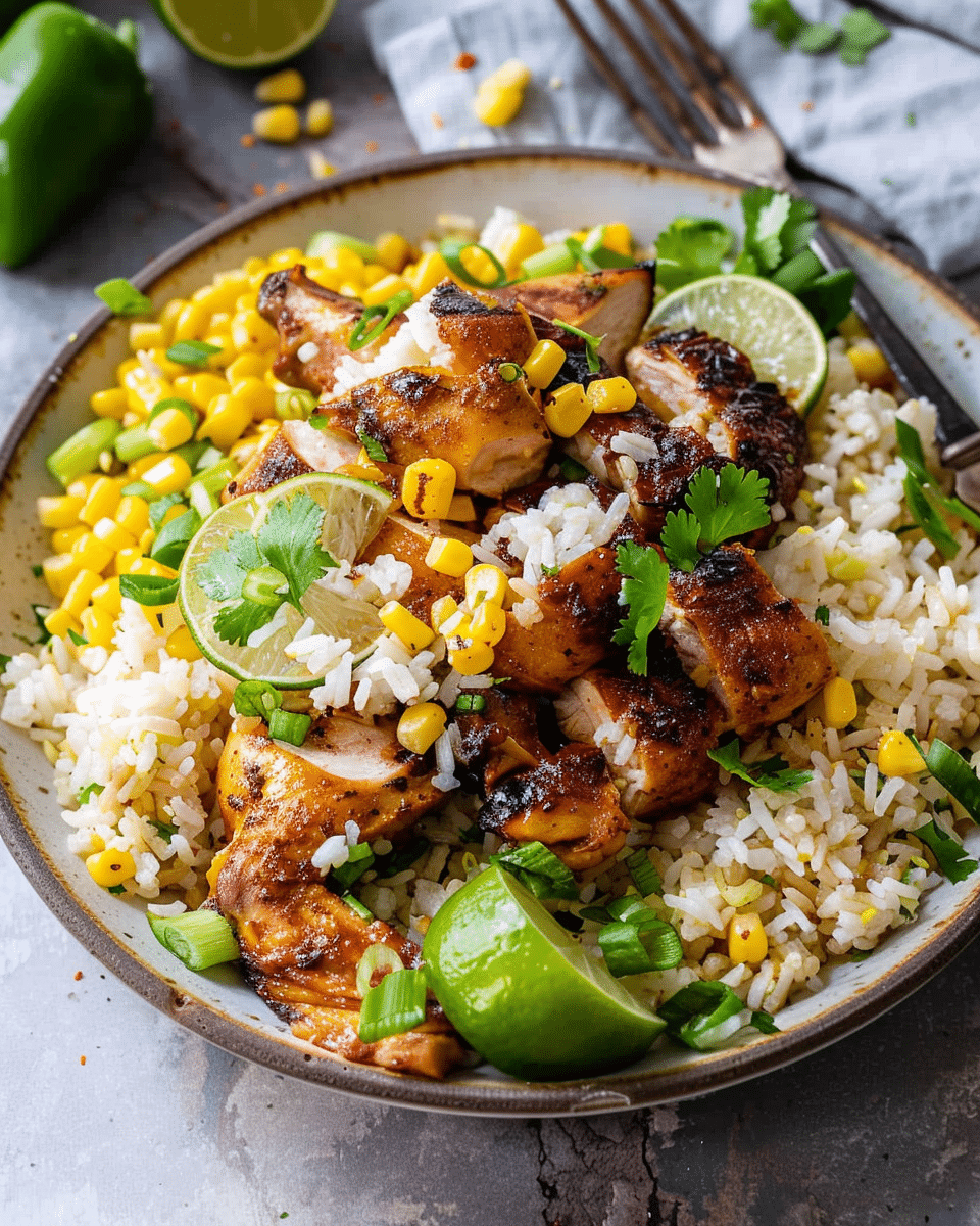 Street Corn Chicken Rice