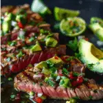 Tuna Steak with Avocado Salsa