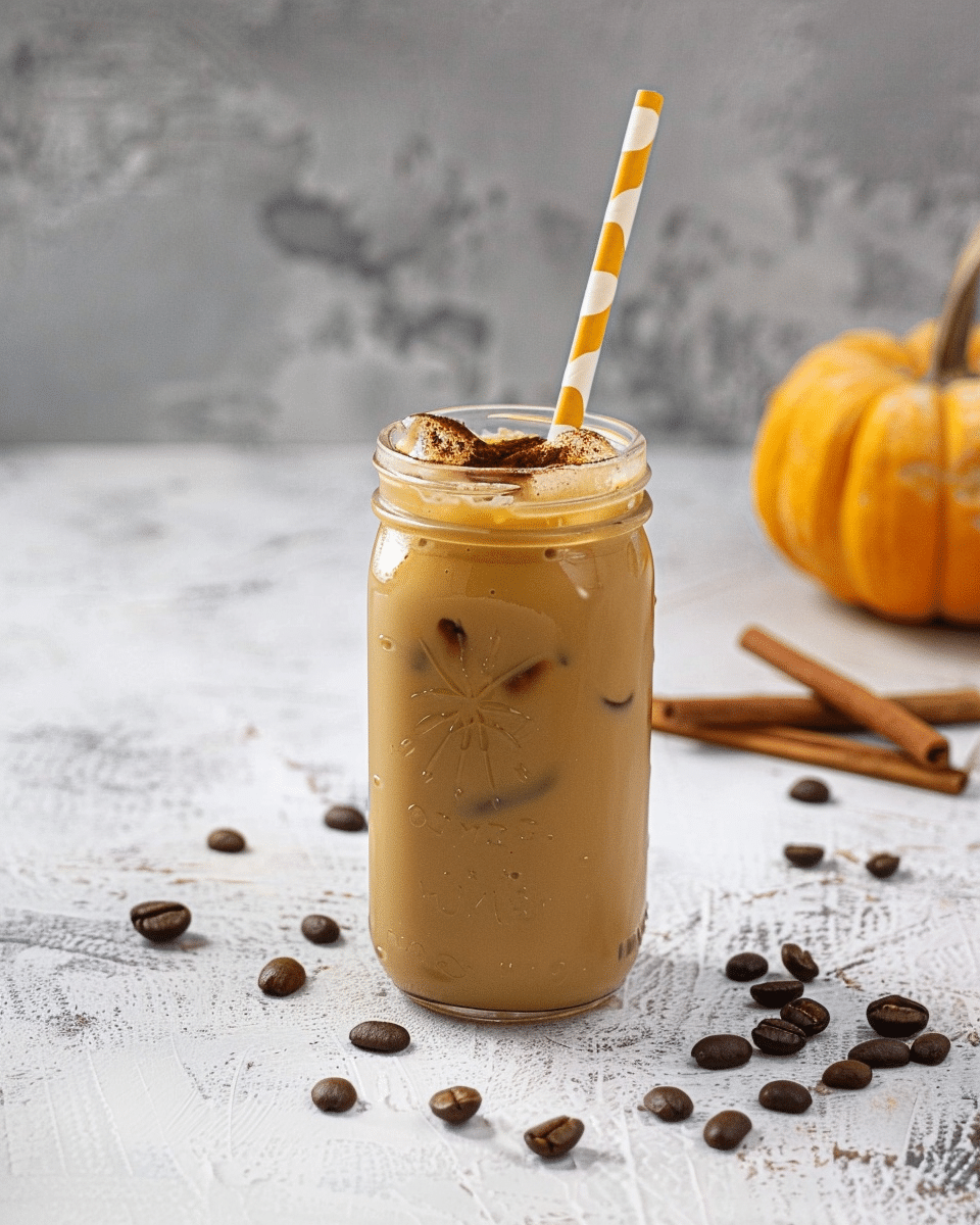 Vietnamese Pumpkin Spice Iced Coffee
