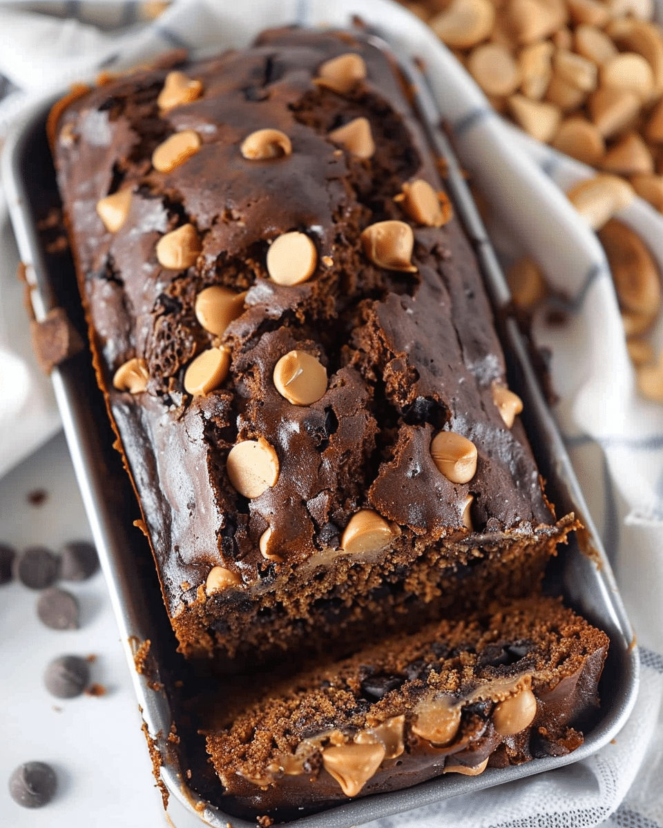 Chocolate Peanut Butter Chip Bread