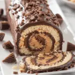 Peanut Butter Cup Cake Roll