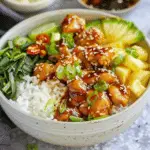 Chicken Teriyaki Pineapple Bowl Recipe