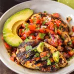 Cilantro Lime Chicken with Avocado Salsa