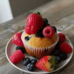 Fruit and a Healthy Muffin