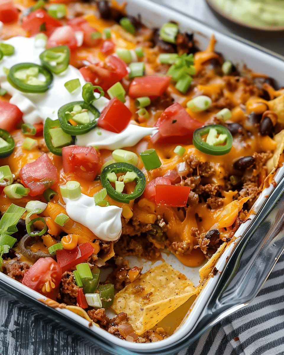 Walking Taco Casserole