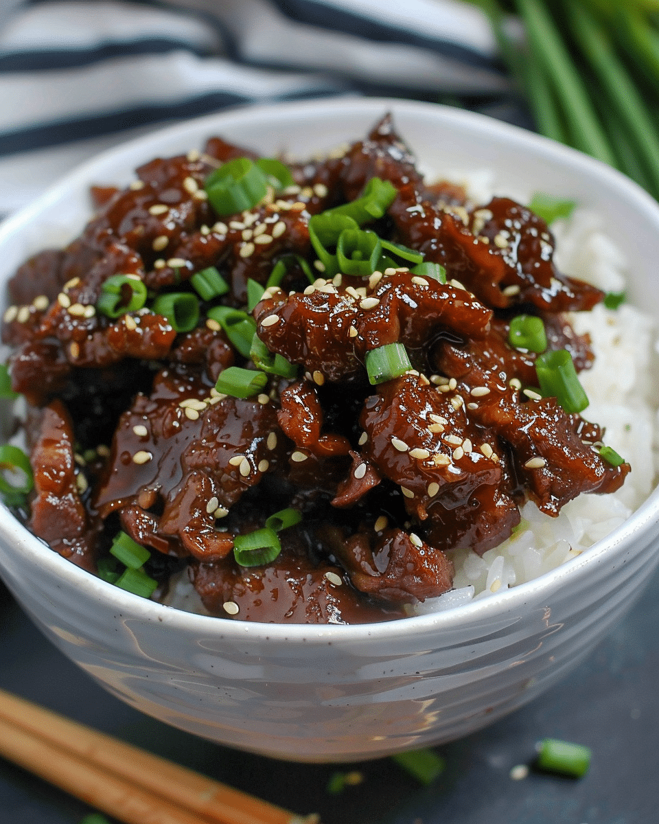 Air Fryer Mongolian Beef