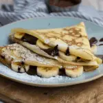 Banana Nutella Crepes