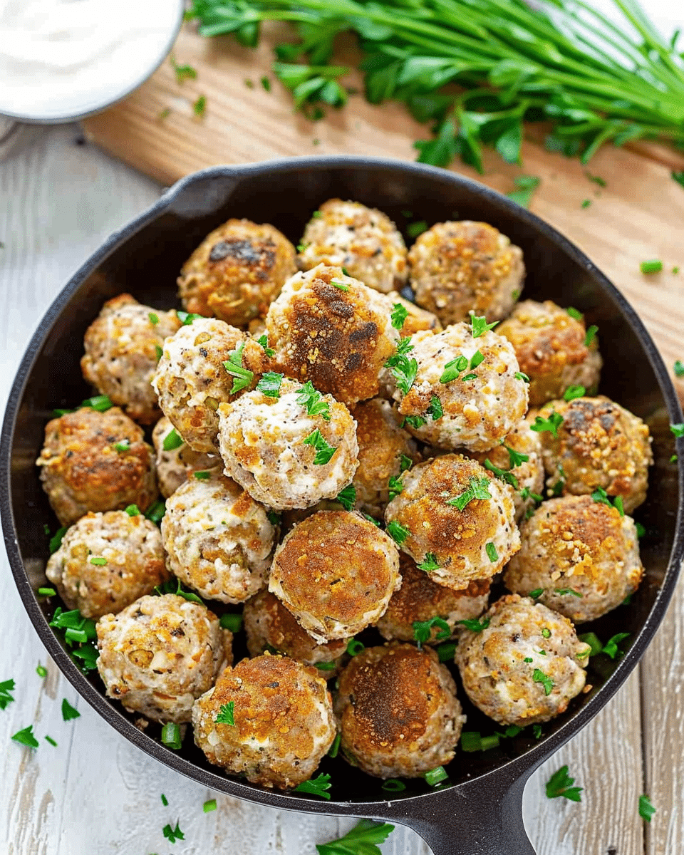 Cream Cheese Sausage Balls