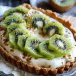 Healthy Breakfast Pie with Yogurt and Kiwi