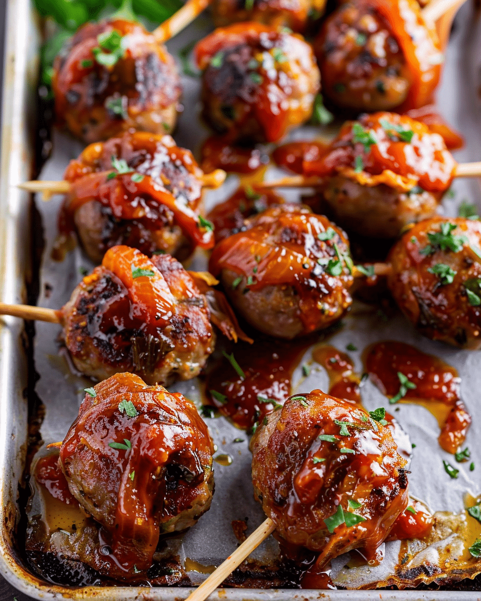 Wrapped Meatballs