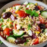 Easy Mediterranean Orzo Salad