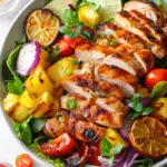 BBQ Hawaiian Chicken Salad with Pineapple