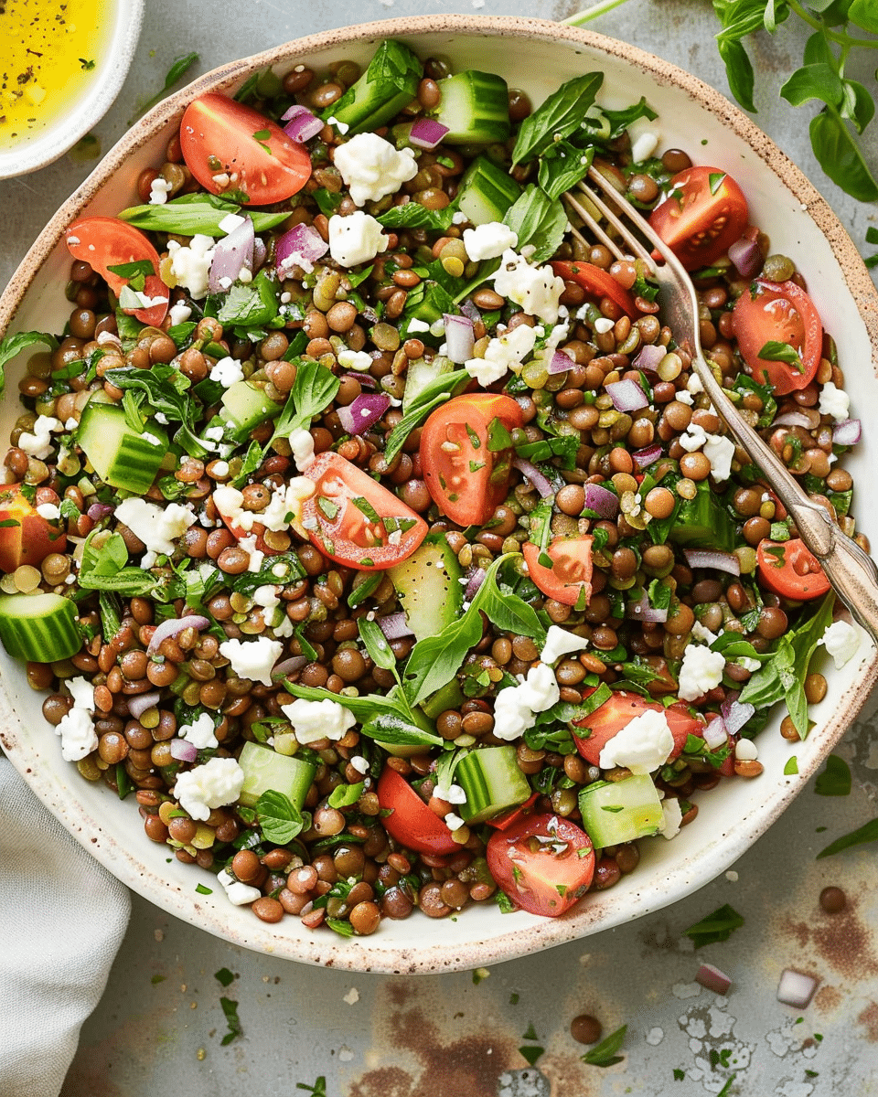Mediterranean Lentil Salad