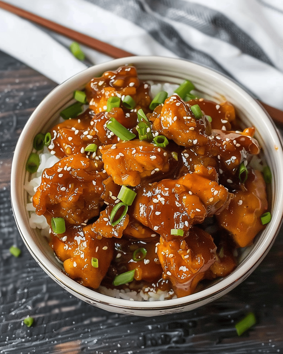 Slow Cooker Sesame Chicken