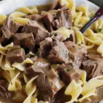 Crock Pot Beef and Noodles