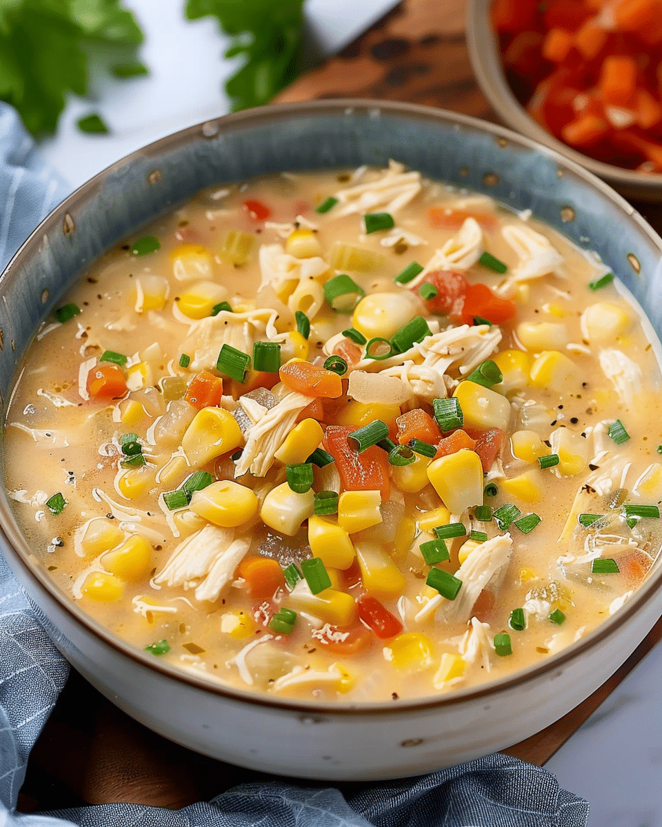 Crock Pot Chicken Corn Soup