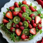 Kiwi Strawberry Lime Salad with Fruit Tart