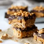 No Bake Peanut Butter Cereal Bars