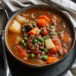 Slow Cooker Hamburger Soup