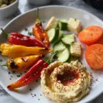Small Peppers with Hummus