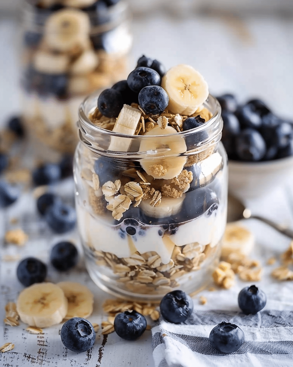 Blueberry Banana Breakfast Parfaits
