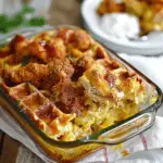 Chicken and Waffle Casserole