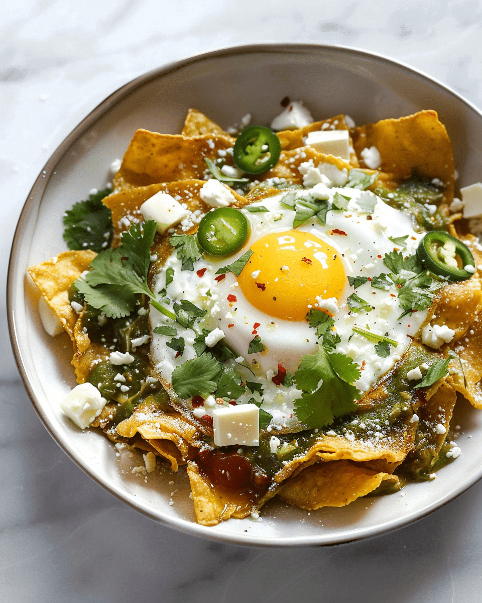 Chilaquiles with Eggs