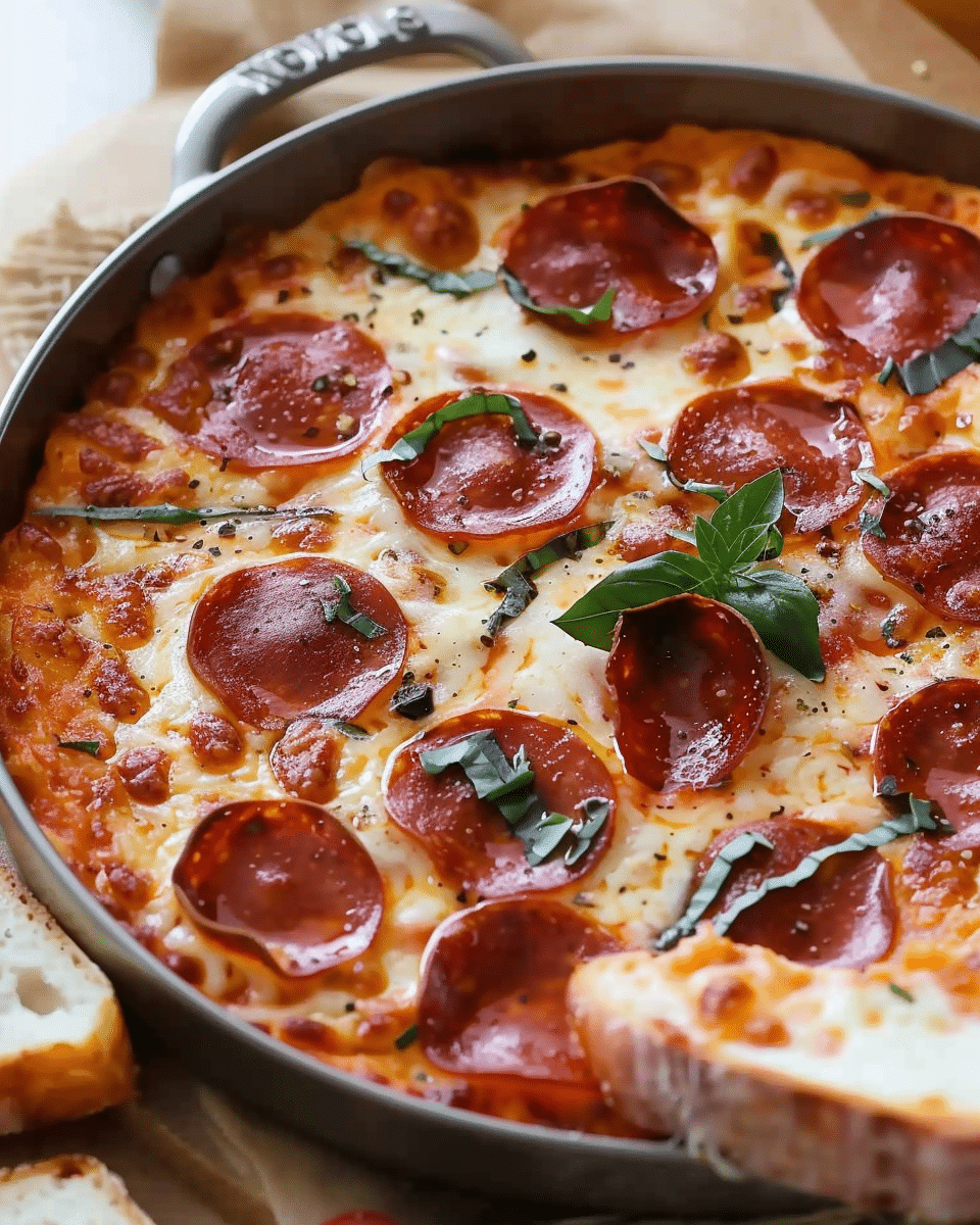 Pepperoni Pizza Dip