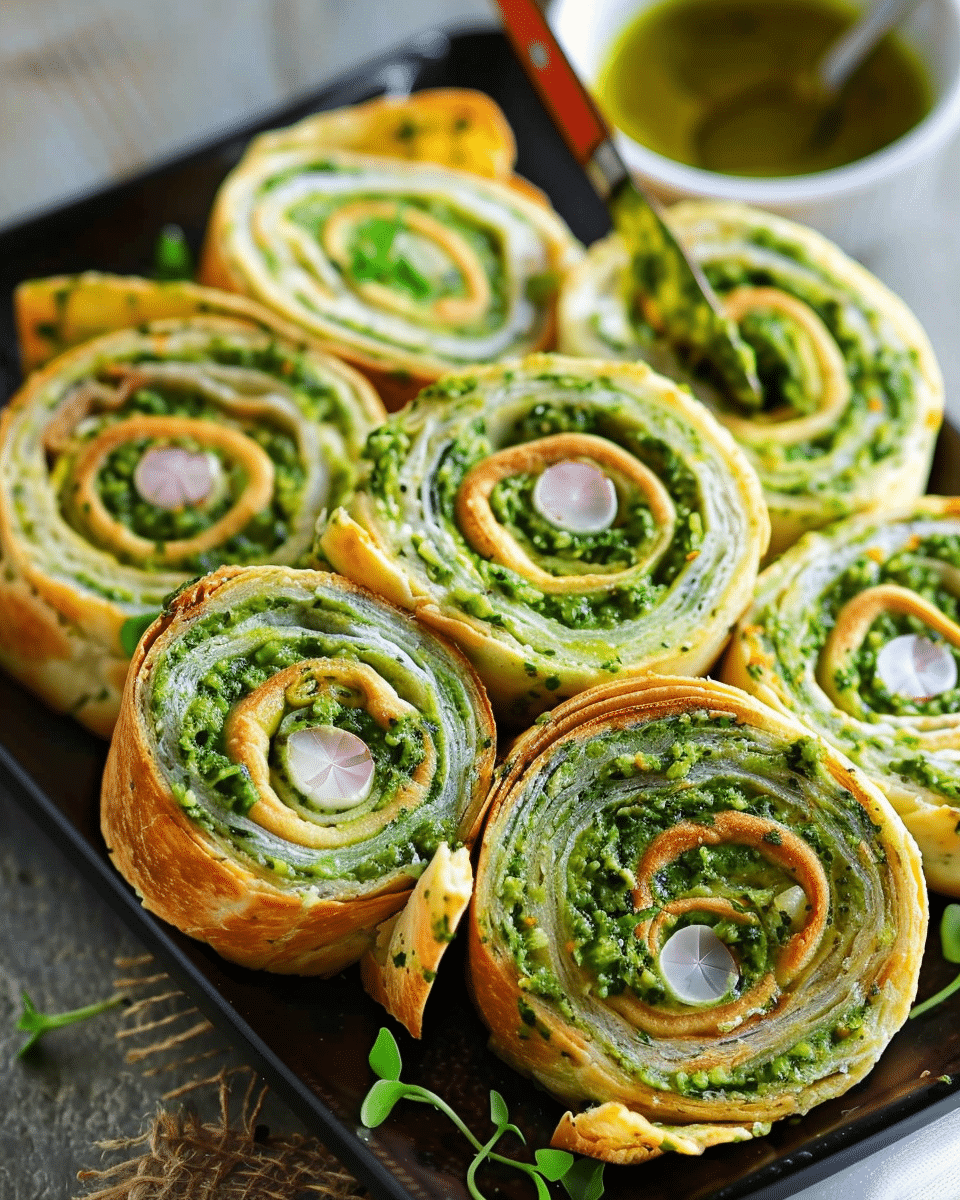 Pesto Tortilla Pinwheels