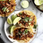 Slow Cooker Meat Carnitas Plates