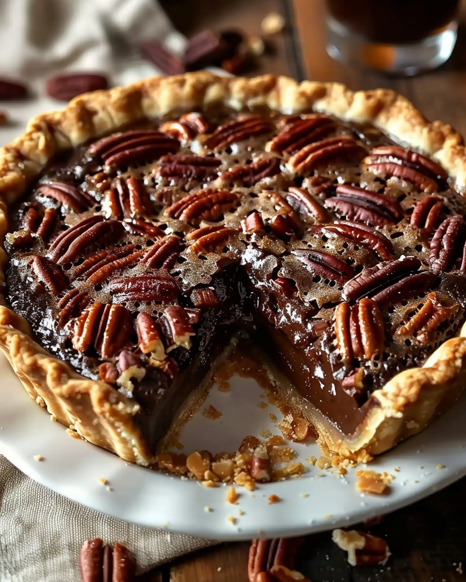 Texas Chocolate Pecan Pie