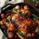 Balsamic Cranberry Roast Chicken