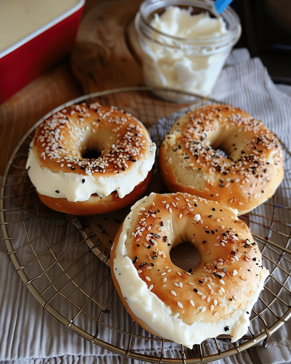 Bagels with Cream Cheese