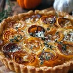 Caramelized Onion Butternut Squash Tart