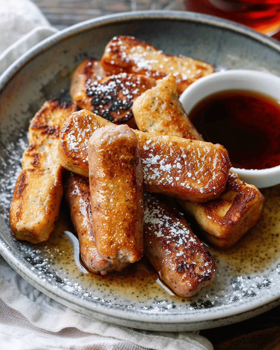 French Toast with Sausage Links