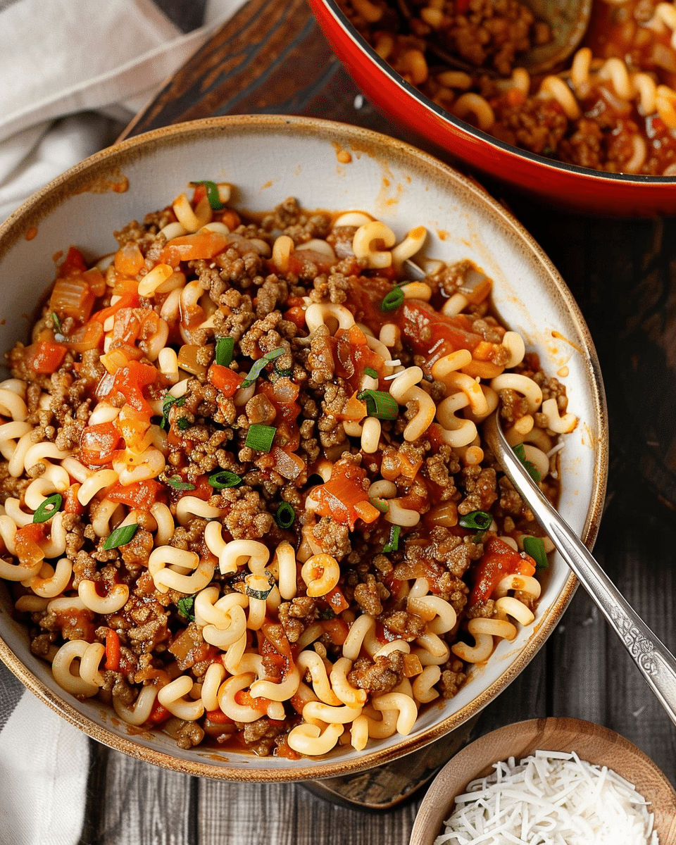 Retro Recipe for American Chop Suey