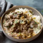 Slow Cooker Beef Stroganoff