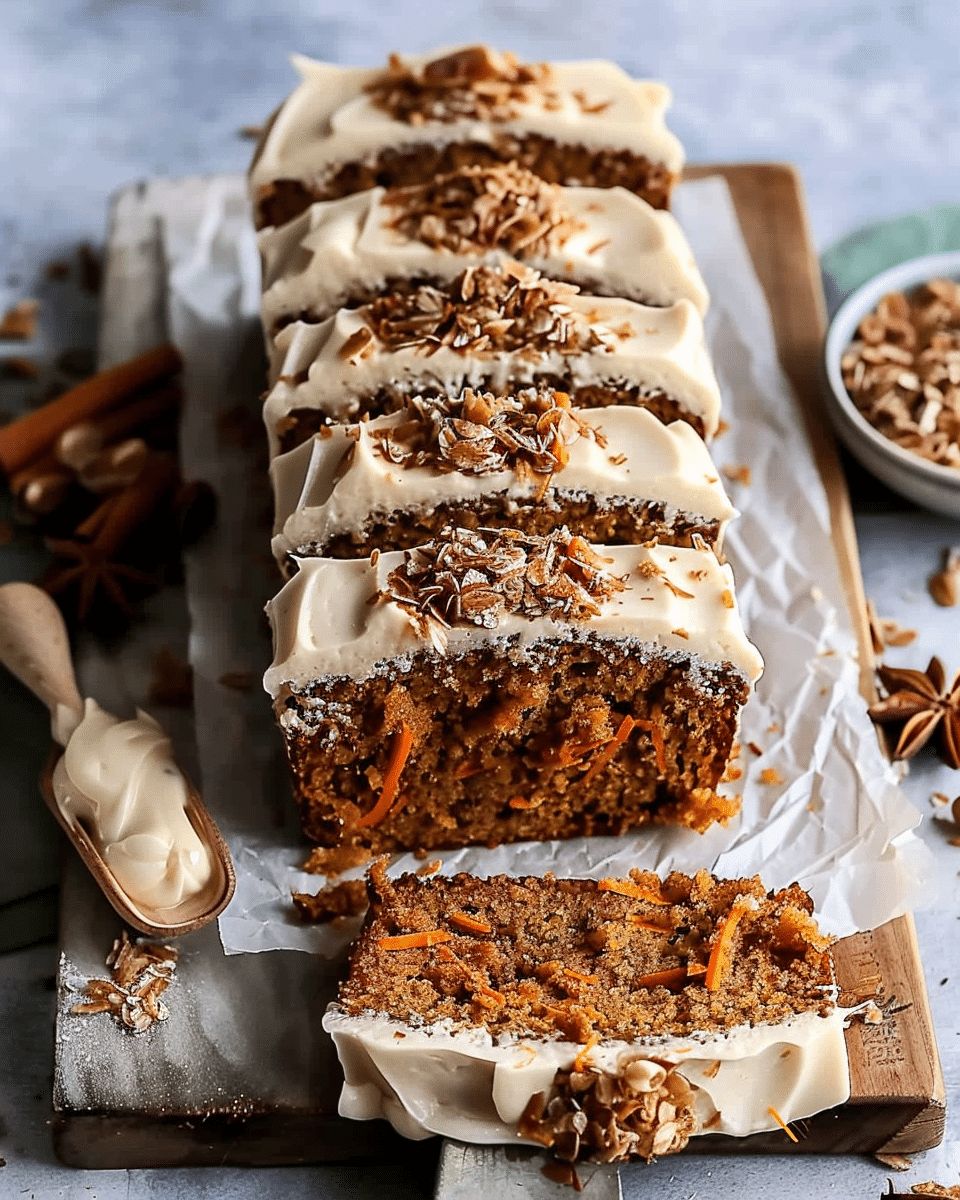 Chai Spiced Carrot Loaf Cake
