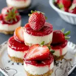 Mini Strawberry Cheesecakes