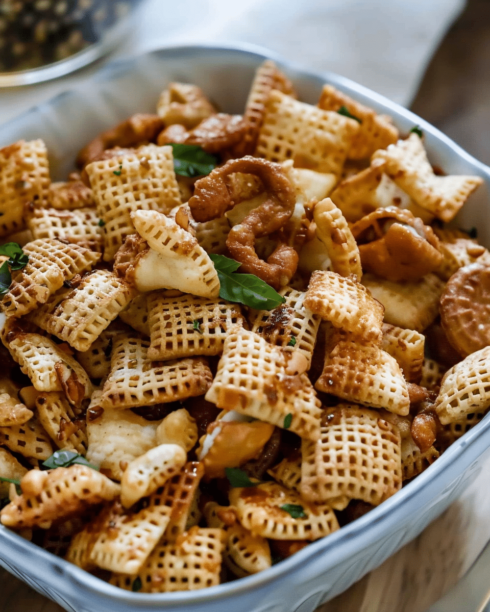 Italian Seasoned Savory Chex Mix