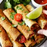 Air Fryer Chicken Taquitos