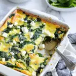 Breakfast Casserole with Spinach & Feta