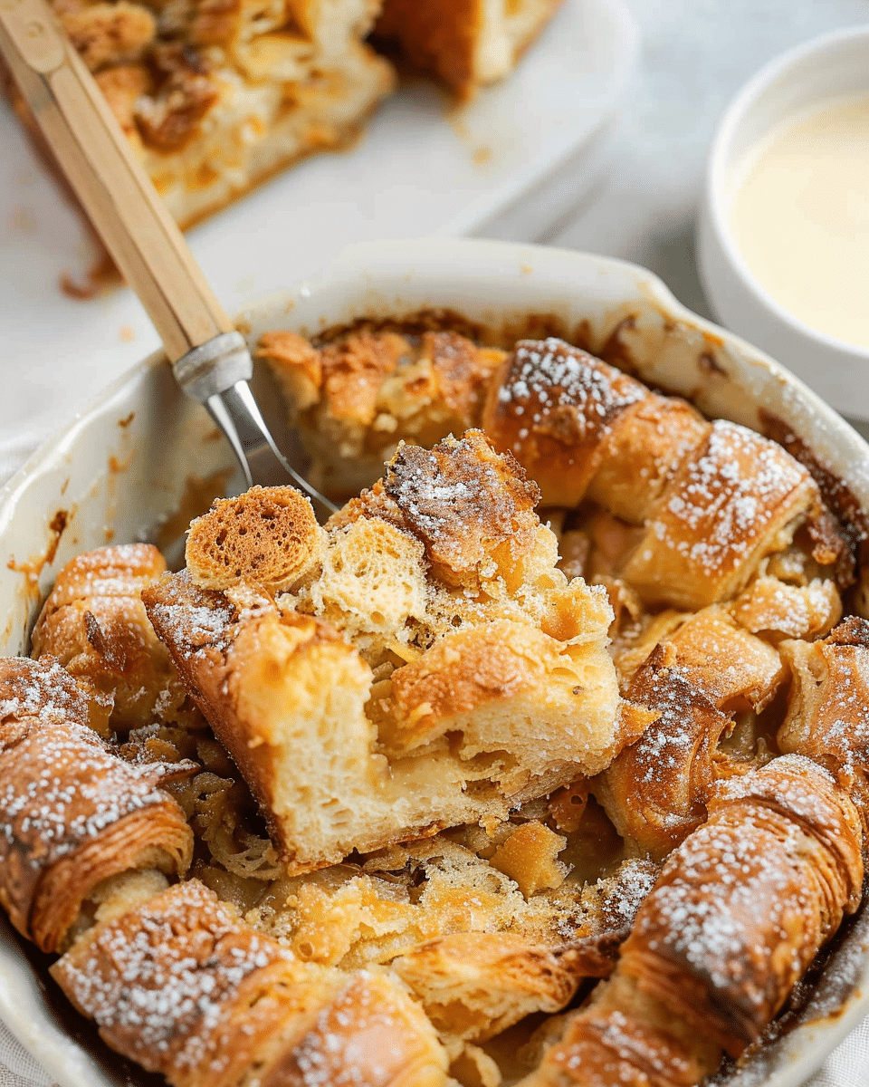 French Toast Casserole with Croissants